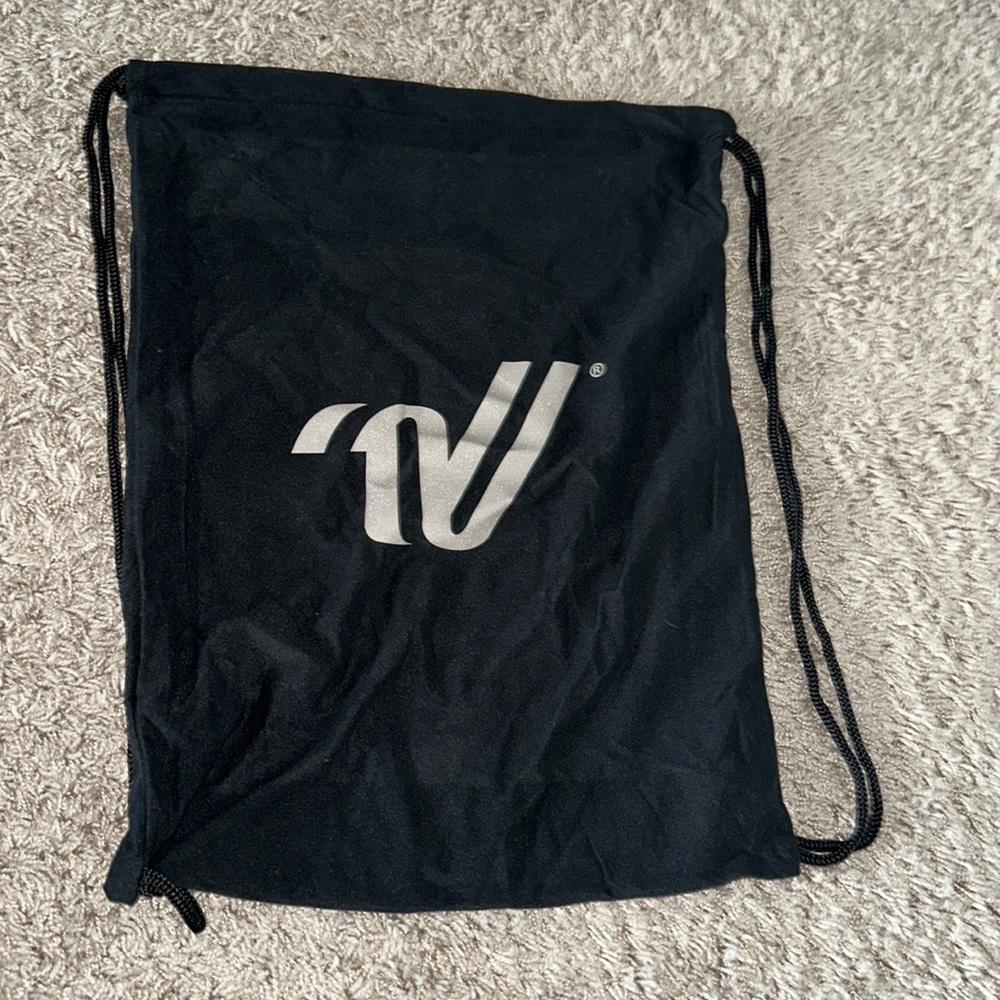 Cotton Varsity Drawstring Bag